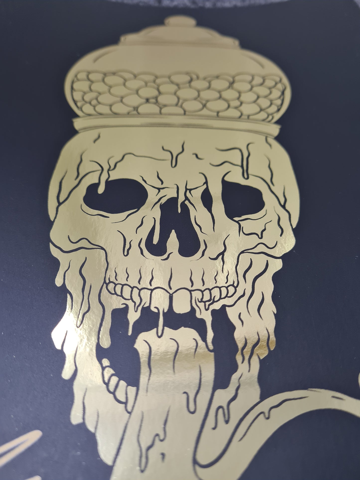LIFE SUCKS - GOLD FOILED PRINT